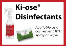 Introducing Ki-ose® 395 Wipes and Ki-ose® 365 Spray: Your Ultimate Disinfectant Duo